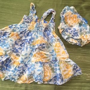 Blue Ginger sundress for 6 month baby